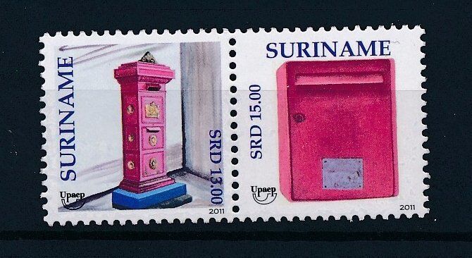 [su1830] Suriname Surinam 2011 Upaep Mail Boxes Mnh