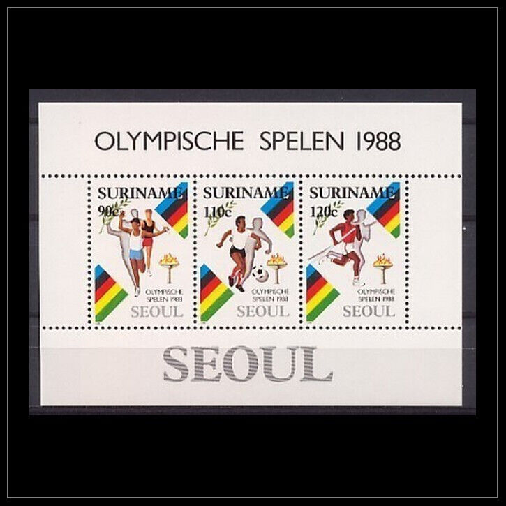 Surinam - Suriname Issue 1988 (ss 591) Sport - Olympics