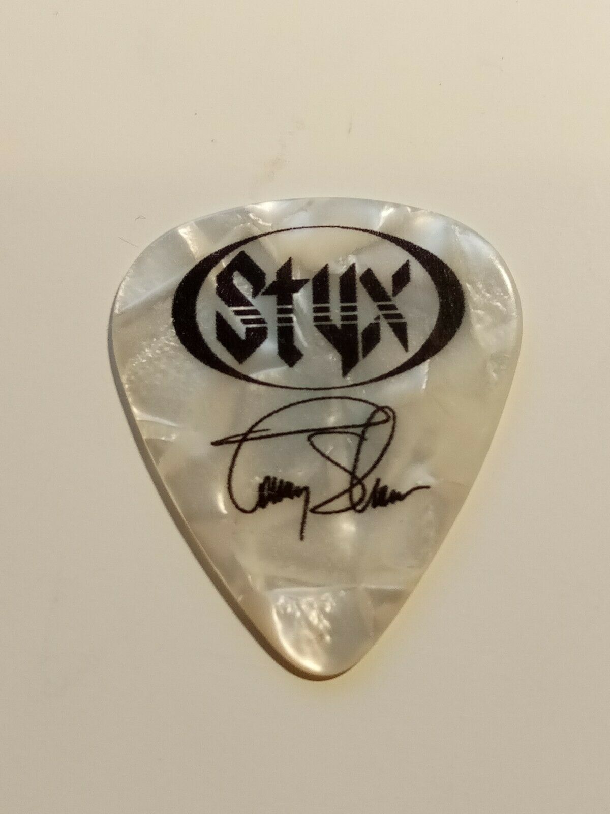 Styx Guitar Pick Tommy Shaw 2016