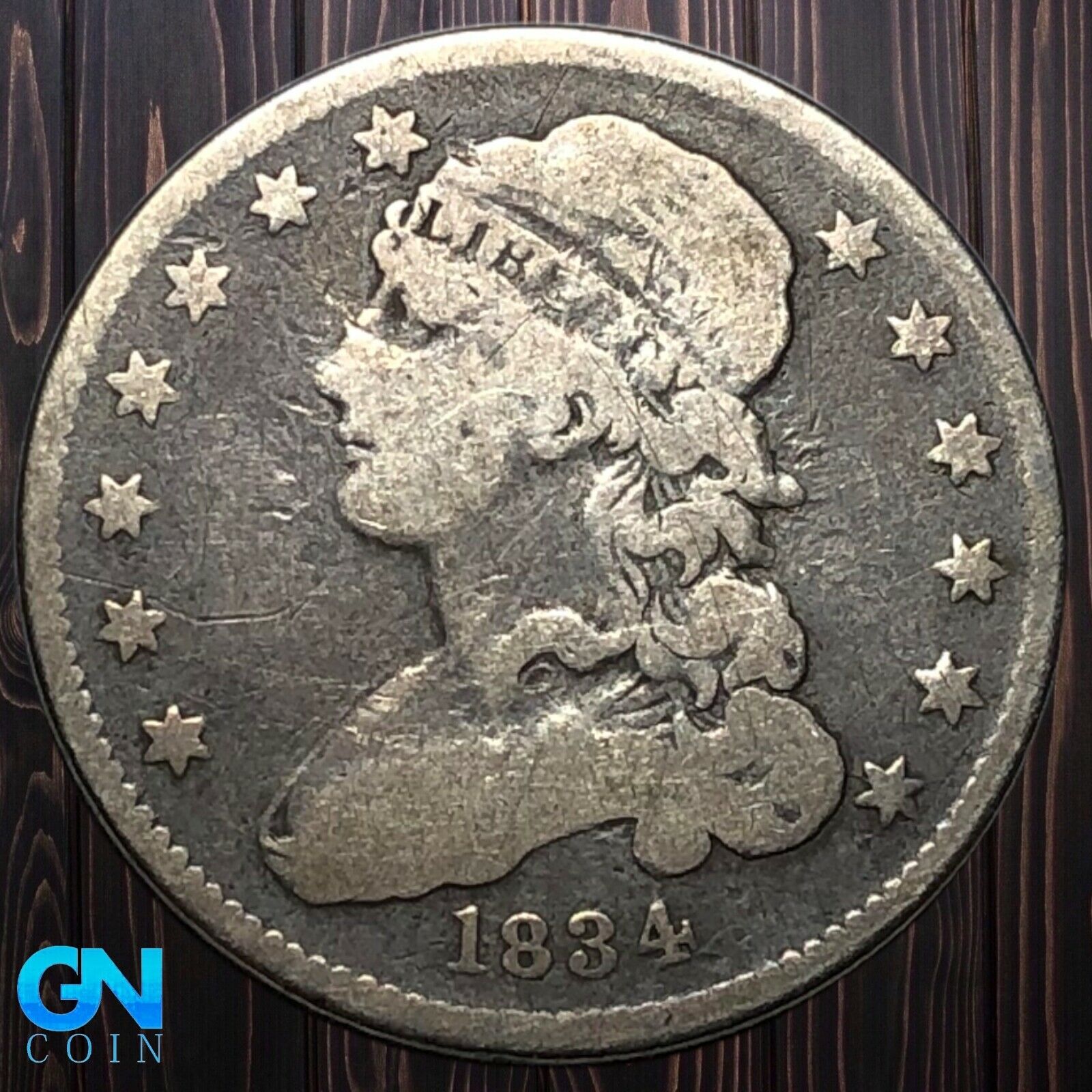 1834 Capped Bust Quarter --  Make Us An Offer!  #k6841